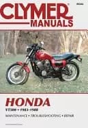 honda vt500 1983 1988 clymer workshop manual