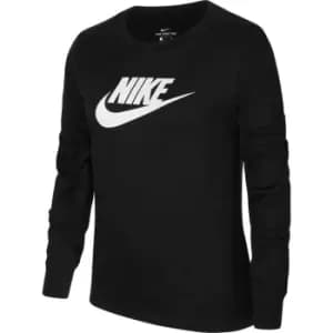 Nike Sportswear Big Kids (Girls') Long-Sleeve T-Shirt - Black