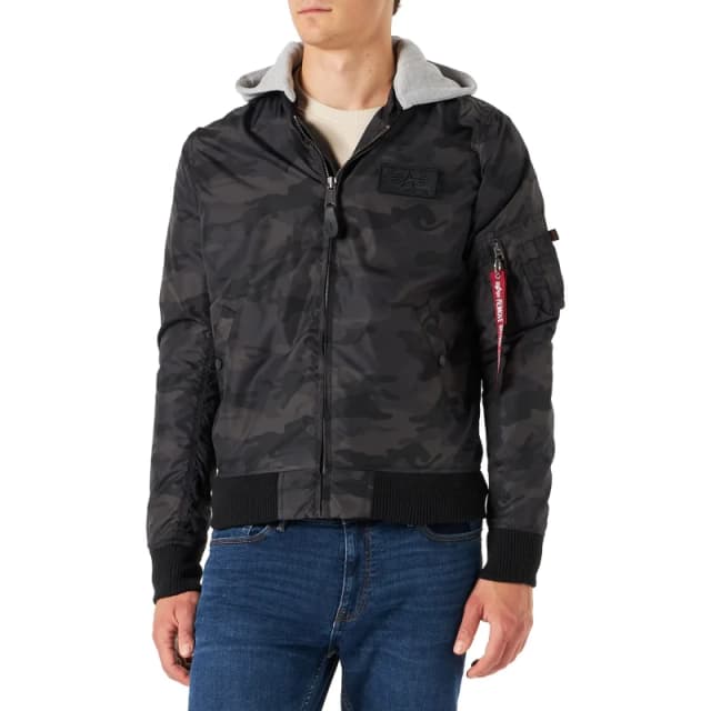 alpha industries Hooded jacket Alpha Industries MA-1 TT Camo Noir Male S