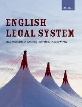 English Legal System by Steve Wilson Paperback