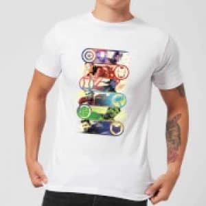 Avengers Endgame Original Heroes Mens T-Shirt - White