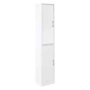 Sicily White Tall Cabinet White