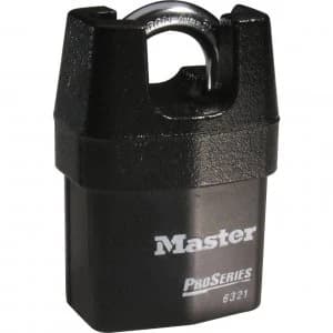 Masterlock Pro Series Closed Shackle Laminated Steel Padlock 54mm Standard