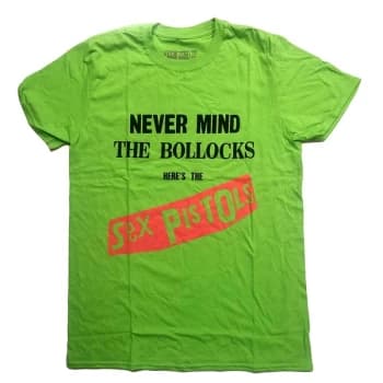 The Sex Pistols - NMTB Original Album Unisex Large T-Shirt - Green