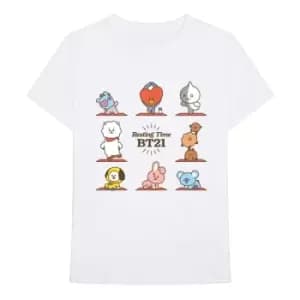 BT21 - Resting Time Unisex XX-Large T-Shirt - White