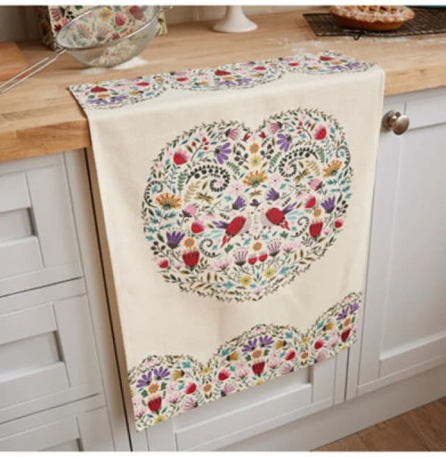 Ulster Weavers 'Melody' Graphic Print 100% Cotton Tea Towel Multi