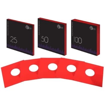 25 RED LP - 12" Inner Sleeves
