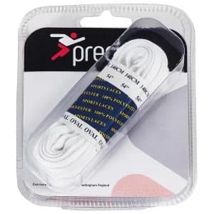 Precision Oval Laces (Box of 6) White - 100cm