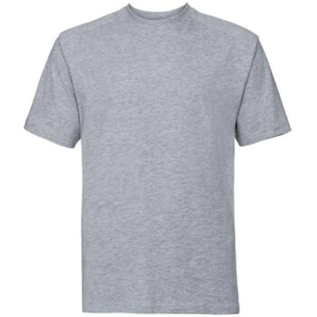 Russell Mens Viscose Heavyweight T-Shirt in Grey Size: XS Grey Male XS