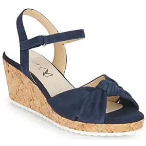 Caprice Slingback Heels blue Da.-Sandalette 6
