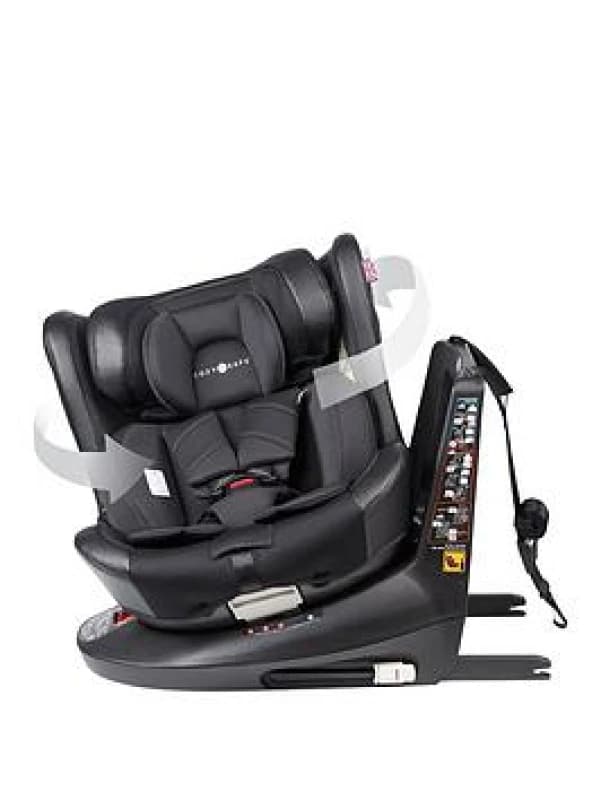 Cozy N Safe Comet+ 360° 40-150cm Child Car Seat - Jet, Black EST231