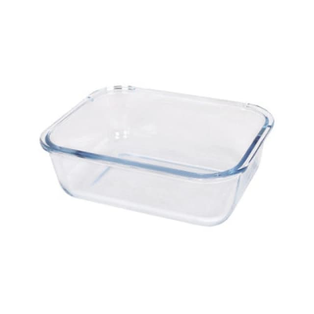 Argon Tableware Rectangular Glass Cake Dish - 17Cm X 12.5Cm