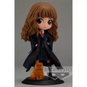Hermione Granger with Crookshanks (Harry Potter) Q Posket Mini Figure