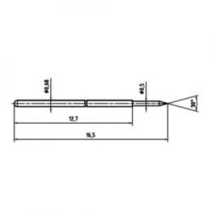 PTR 1007 B 0.7N AU 0.5C test pins