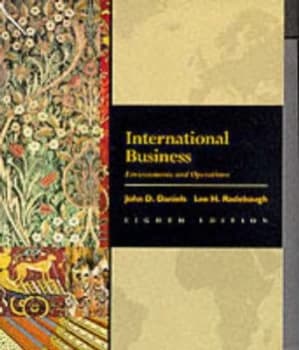 International Business by John D Daniels and Lee H Radebaugh Paperback