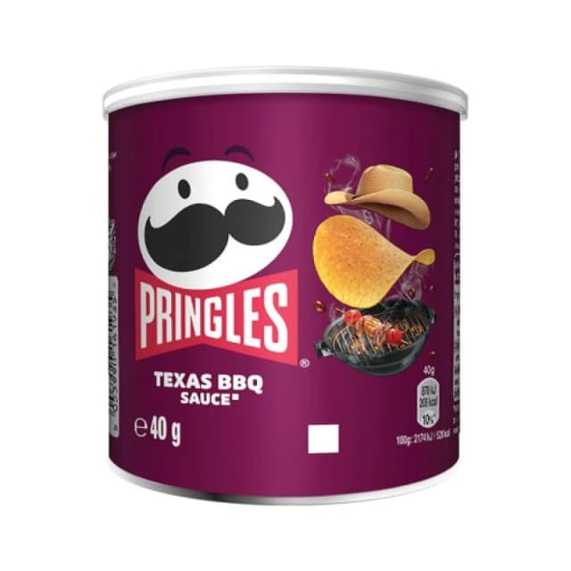 Pringles Pringles Texas BBQ Sauce Crisps 40g (Pack of 12) 7016194000 7016194000