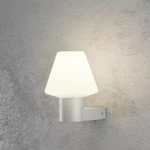 Barletta Outdoor Modern Dome Wall Lamp Grey, IP44