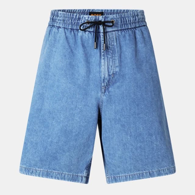 Boss Mens Sandrew Denim Shorts Bright Blue 439 male S