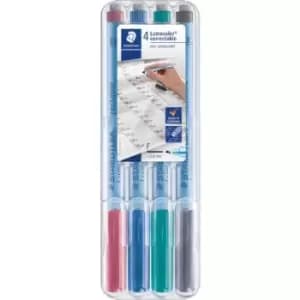 Staedtler OHP pen Lumocolor 305F WP4-1 Assorted colour