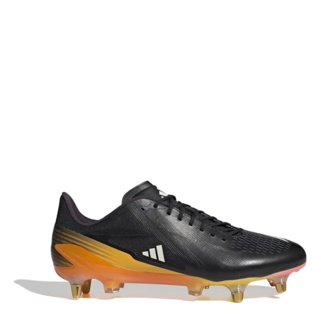 adidas Unisex Kids Adizero Pro Rugby Boots Black/Met/Spark unisex 4 (36.5)