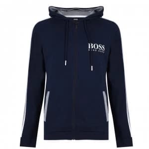 Hugo Boss Authentic Zip Through Hoodie Navy Size L Men
