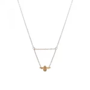 3D Bee Drop Gold Necklace