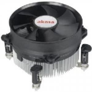 Akasa AK-CCE-7104EP computer cooling component Processor Cooler 9.2cm Black Silver