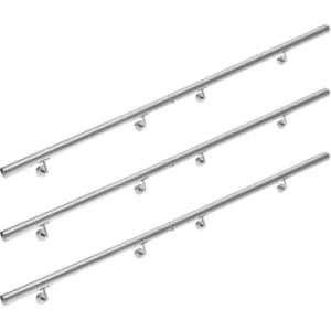 Stair Hand Rail Stainless Steel Railing Staircase Hallway V2A 80-600cm Bannister 600cm (de)