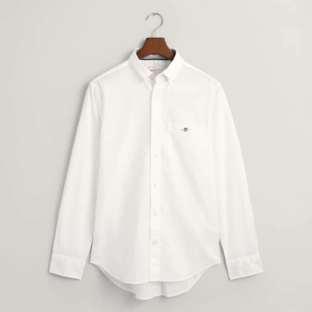 Gant Archive Shield Poplin Shirt - White White S