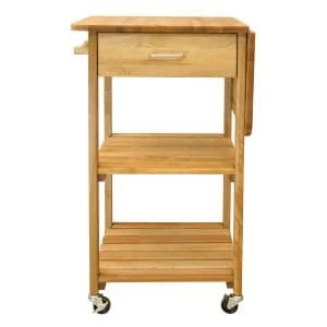 Catskill by Eddingtons 2 Shelf Kitchen Trolley with Drop Leaf Extension