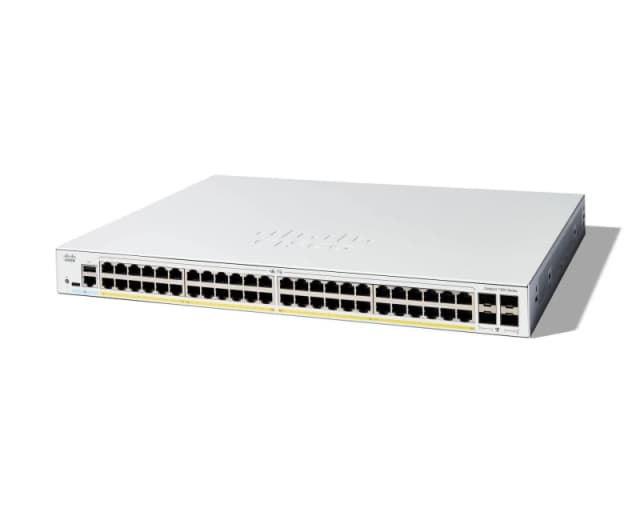 Cisco Cisco Catalyst 1300-48P-4G Managed Switch, 48 Port GE, PoE, 4x1GE SFP, Limited Lifetime Protection (C1300-48P-4G) C1300-48P-4G