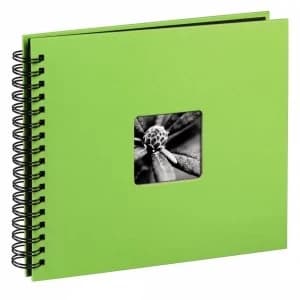 Hama Fine Art Spiral Bound Album 36 x 32cm 50 Black pages Kiwi