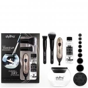 StylPro Brush Cleaner and Dryer Gift Set - Glitter