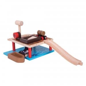 Bigjigs Rail Barrel Drop