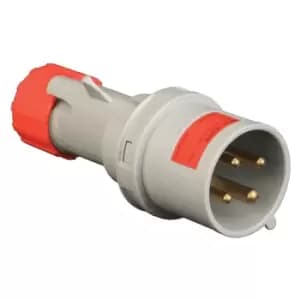 Lewden 32A 3P+E 400V Plug IP44 - PM32-1500FPB
