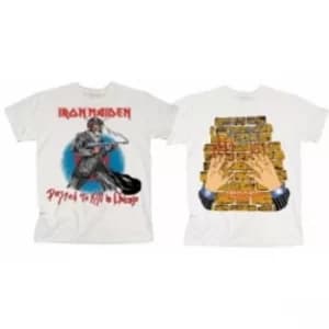 Iron Maiden Chicago Mutants Mens White T Shirt: Small