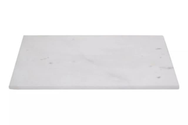 Premier Housewares Kindia Rectangular White Marble Chopping Board White