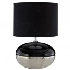 Honey Black Shade Table Lamp