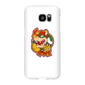 Nintendo Super Mario Bowser Kanji Phone Case - Samsung S7 Edge - Snap Case - Gloss