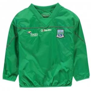ONeills Junior Boys Fermanagh GAA Training Tops - Emerald/Silver