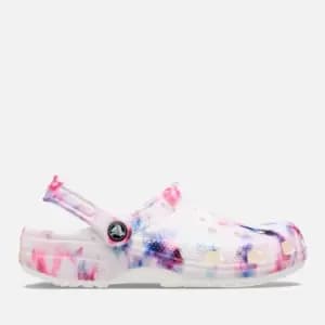 Crocs Classic Tie-Dye Rubber Clogs - M3W4
