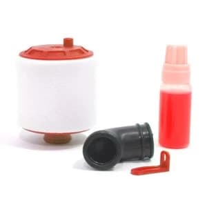 Fastrax 1/10Th Air Filter Re-Buildable - Red