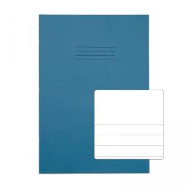 Rhino Stationery 75gm2 Ruled A4 Project Book Blue PW02423 128041