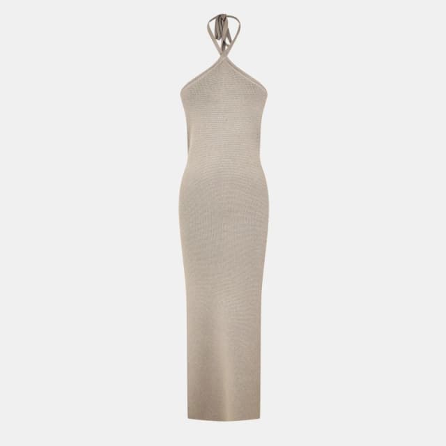 Jack Wills Halter Dress Taupe female 6 (2XS)