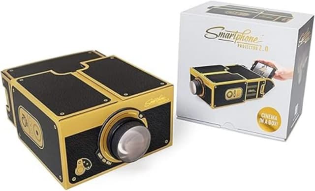 Smartphone Projector 2.0 in Black and Gold