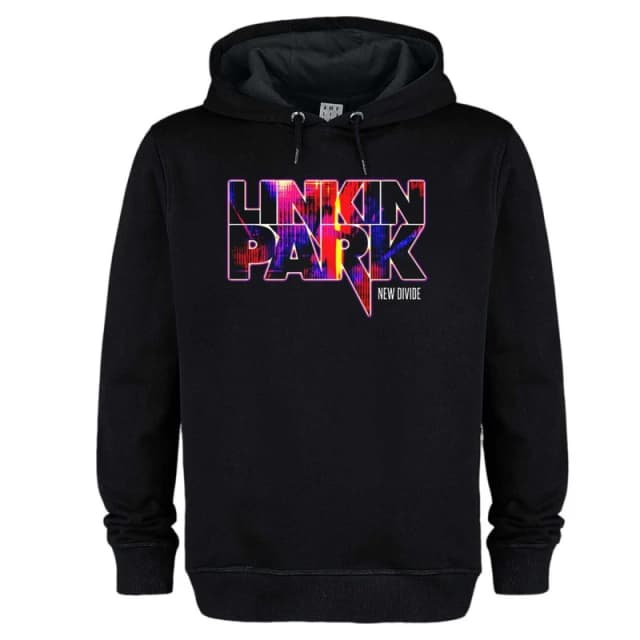 Amplified Amplified Men New Divide Linkin Park Hoodie in Black Size: X-Small Black XS Male 5063750847320
