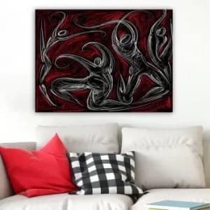 155030804_70100 Multicolor Decorative Canvas Painting