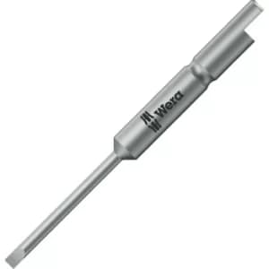 Wera 05135265001 800/9 C Slotted Screw Bit Halfmoon Drive, 1.5 x 44mm