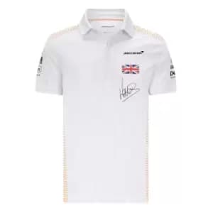 2021 McLaren Lando Norris Polo Shirt (White)