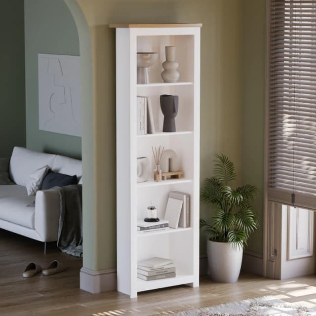 Lassic Vida Designs Arlington 5 Tier Bookcase White unisex 5 Tier